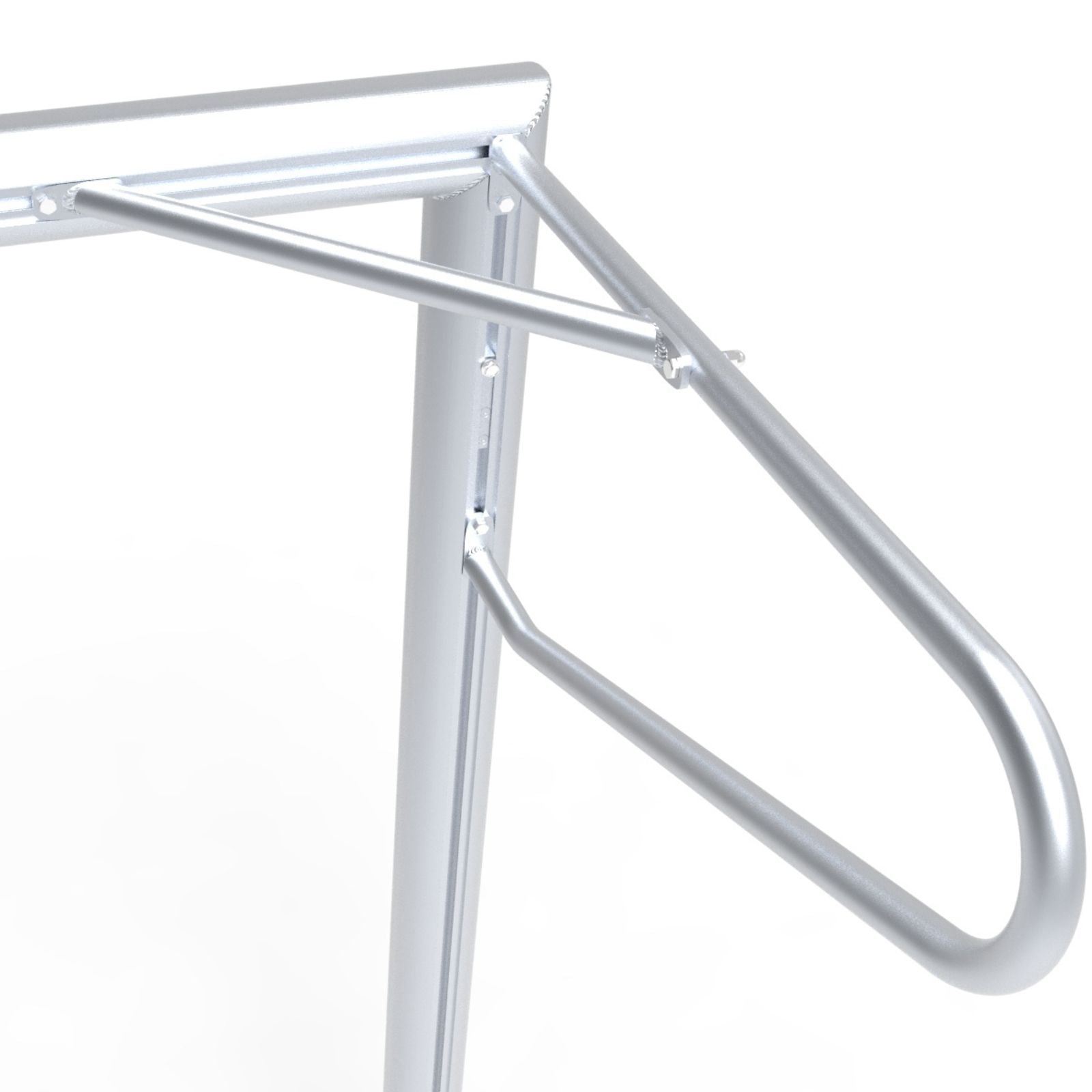 Vast aluminium voetbaldoel - Alusport VP510 - 500 x 200 cm - incl. net