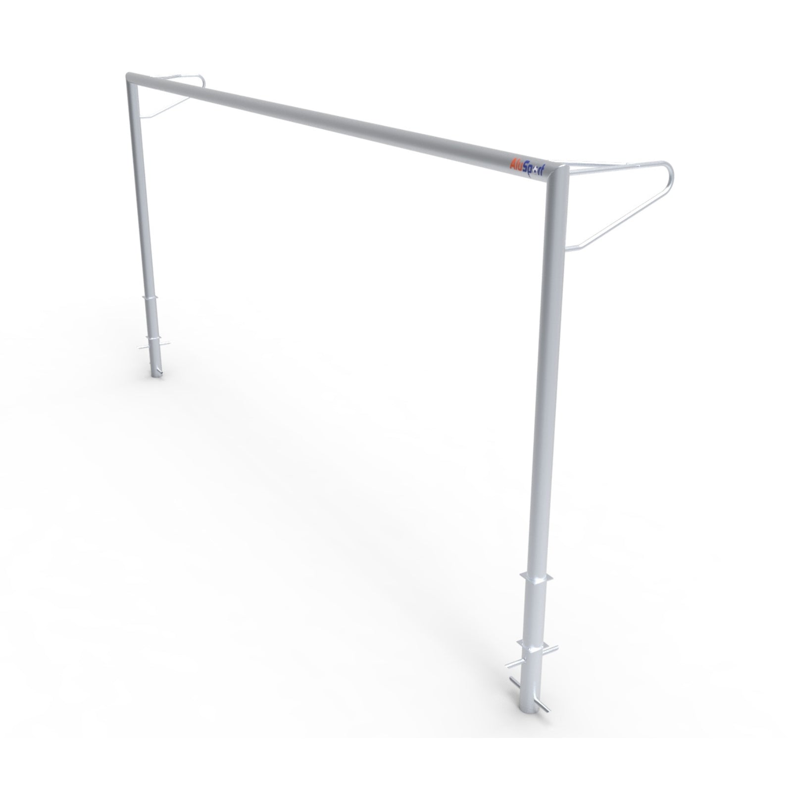 Vast aluminium voetbaldoel - Alusport VP718 - 732 x 244 cm - incl. net