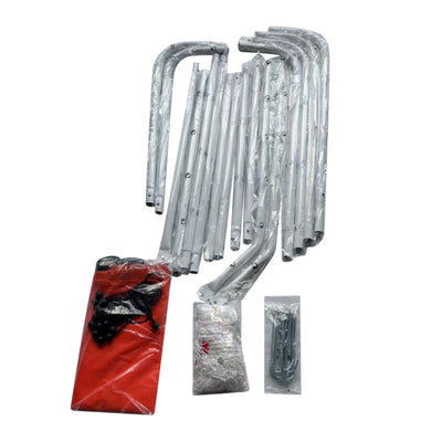 Voetbaldoel trainingsdoel met penalty wand - 213 x 152 x 75 cm