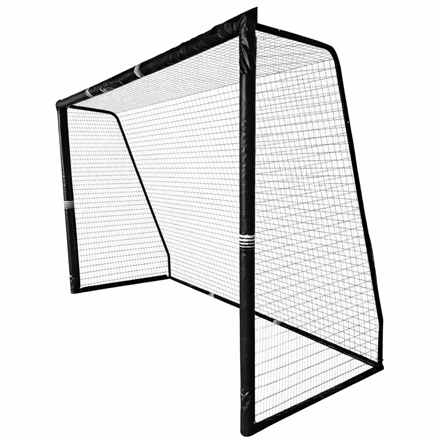 Voetbaldoel voor kinderen - Metalen frame met veiligheidscover - 180 × 120 × 60 cm - incl. net