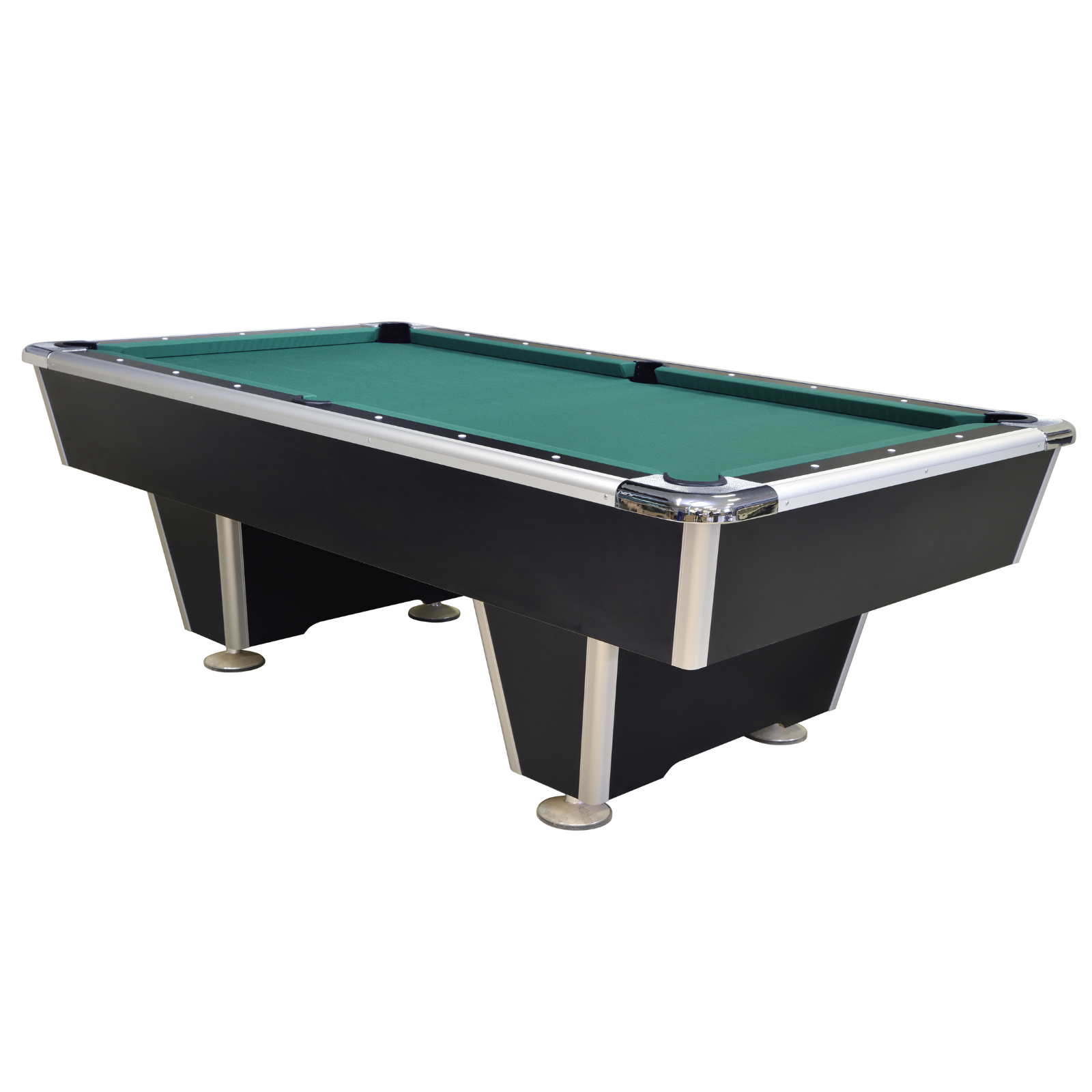 Zwarte professionele pooltafel - Winsport Orlando 7FT - 230 cm x 128 cm