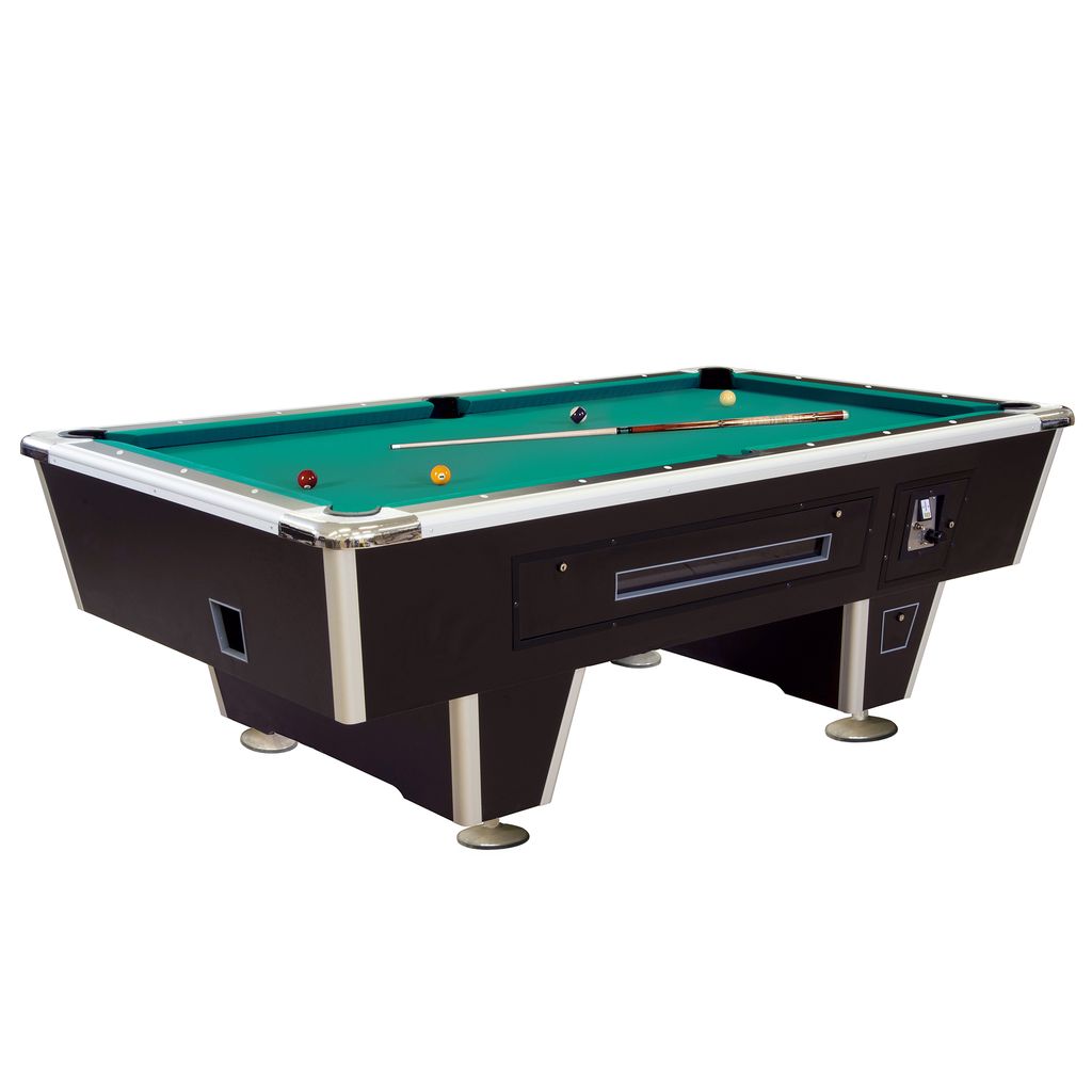 Zwarte professionele pooltafel - Winsport Orlando 7FT - 230 cm x 128 cm