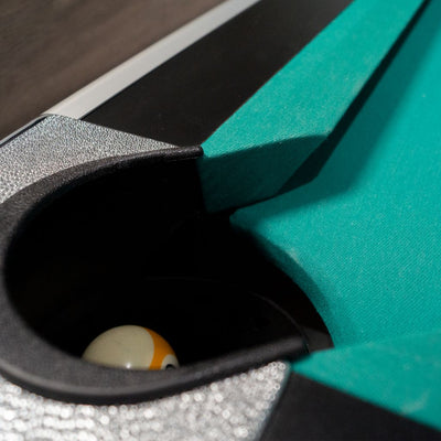 Zwarte professionele pooltafel - Winsport Orlando 7FT - 230 cm x 128 cm