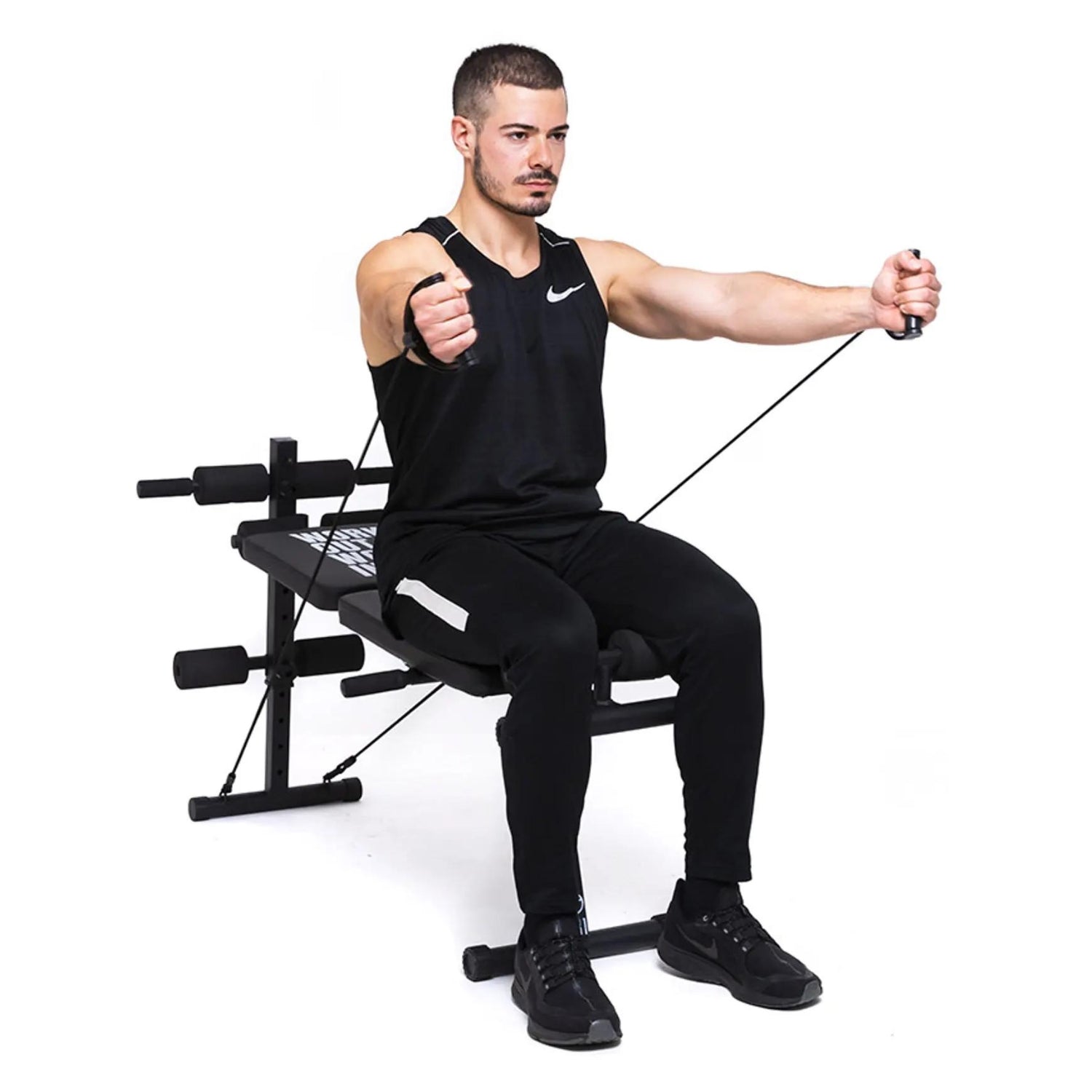 Bodytone DB1 verstelbare fitnessbank - opklapbare buikspierbank