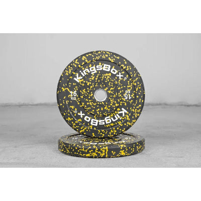 KingsBox Royal Color Sky Bumper Plates - 5 KG / 10 KG / 15 KG / 20 KG / 25 KG Bumper plates 2 x 15 kg
