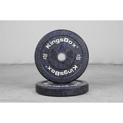 KingsBox Royal Color Sky Bumper Plates - 5 KG / 10 KG / 15 KG / 20 KG / 25 KG Bumper plates 2 x 20 kg