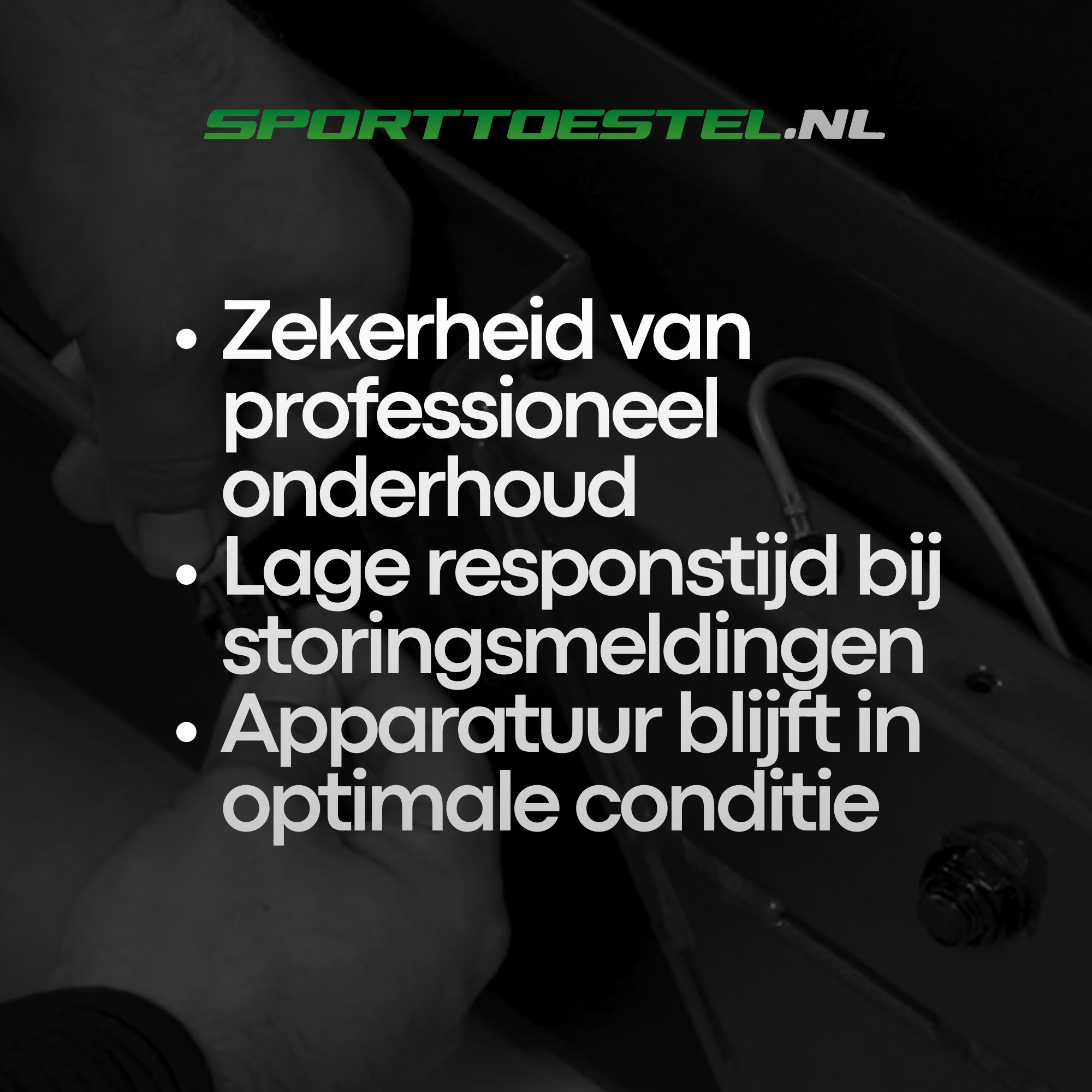 Fitnesstoestel servicecontract - Duur: 1 jaar / prijs: per toestel