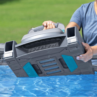 Bestway quaTronix Pro G300 2-in-1 zwembadrobot - Bodemreiniger & skimmer - Draadloos