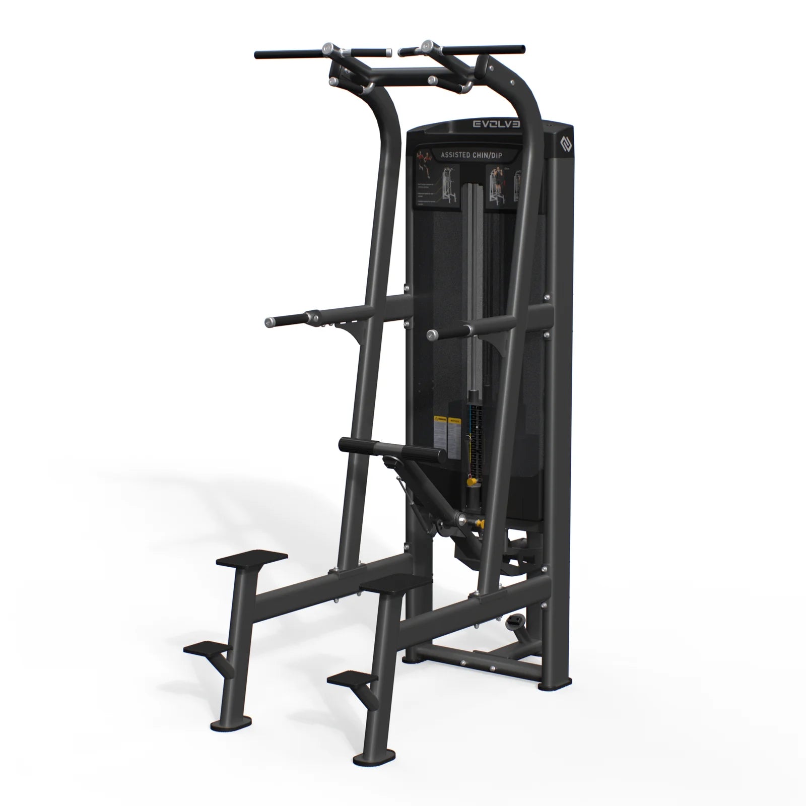 Assisted Chin / Dip Machine - Evolve Fitness Ultra Series SC-UL-080 Selectorized