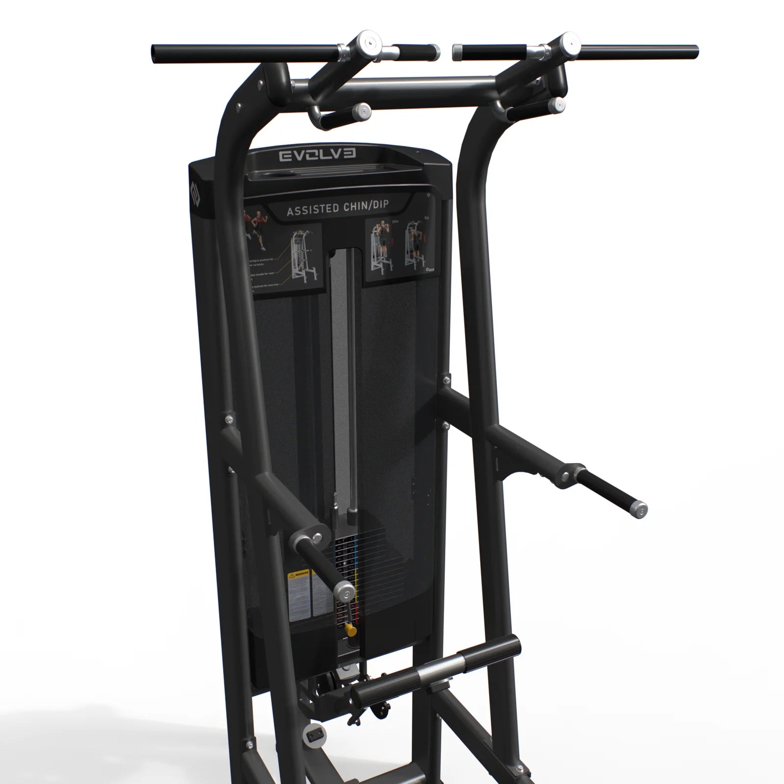 Assisted Chin / Dip Machine - Evolve Fitness Ultra Series SC-UL-080 Selectorized