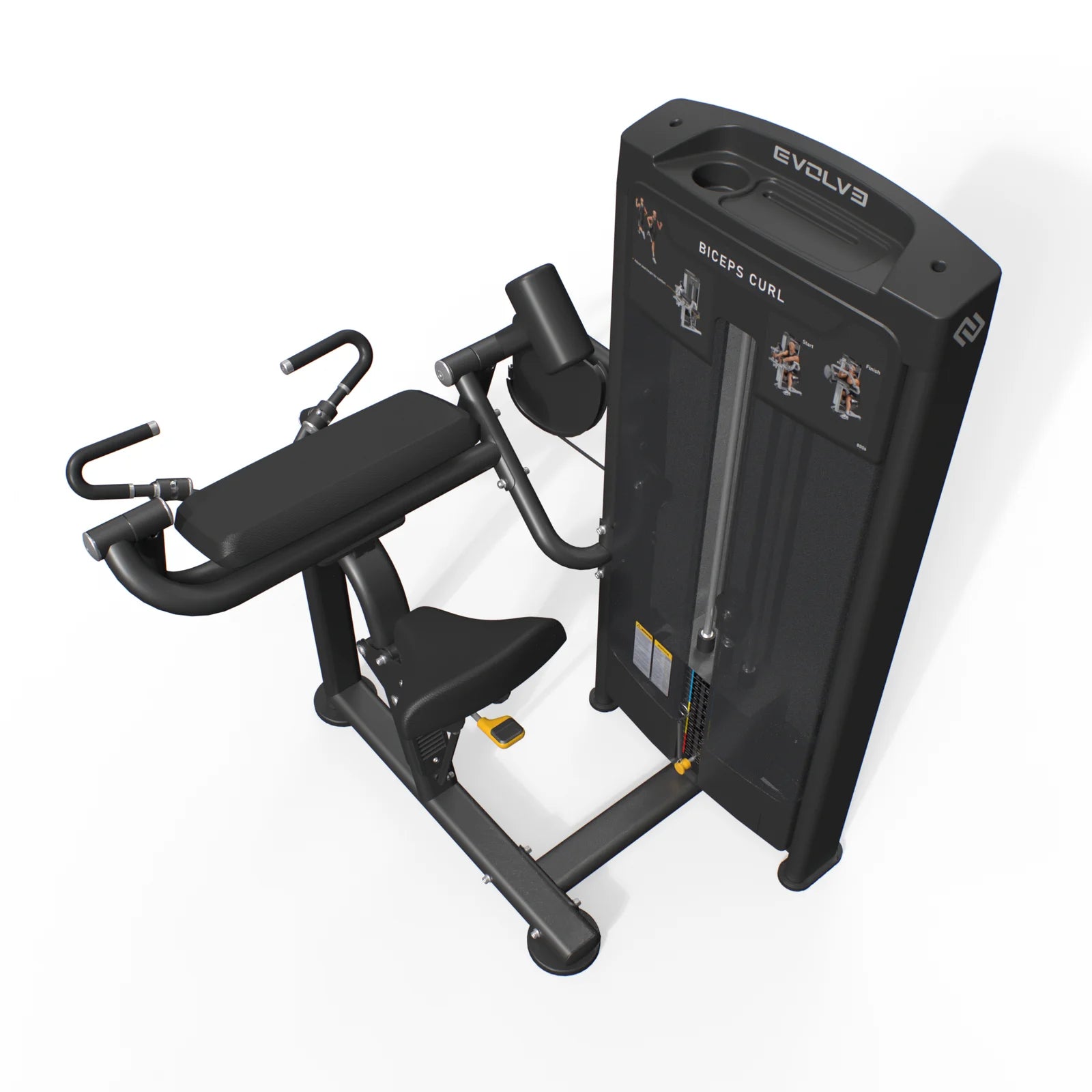 Machine à biceps - Evolve Fitness Ultra Series SC-UL-060 à charge guidée