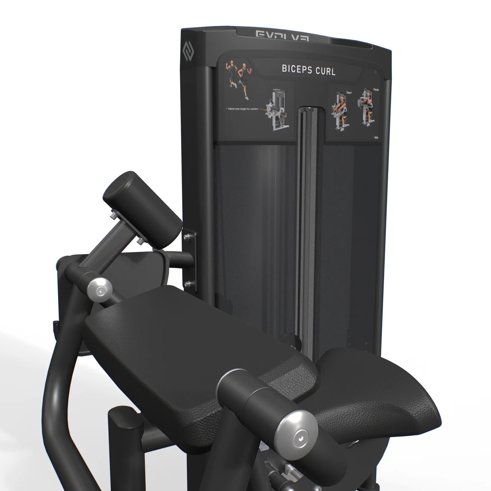 Machine à biceps - Evolve Fitness Ultra Series SC-UL-060 à charge guidée