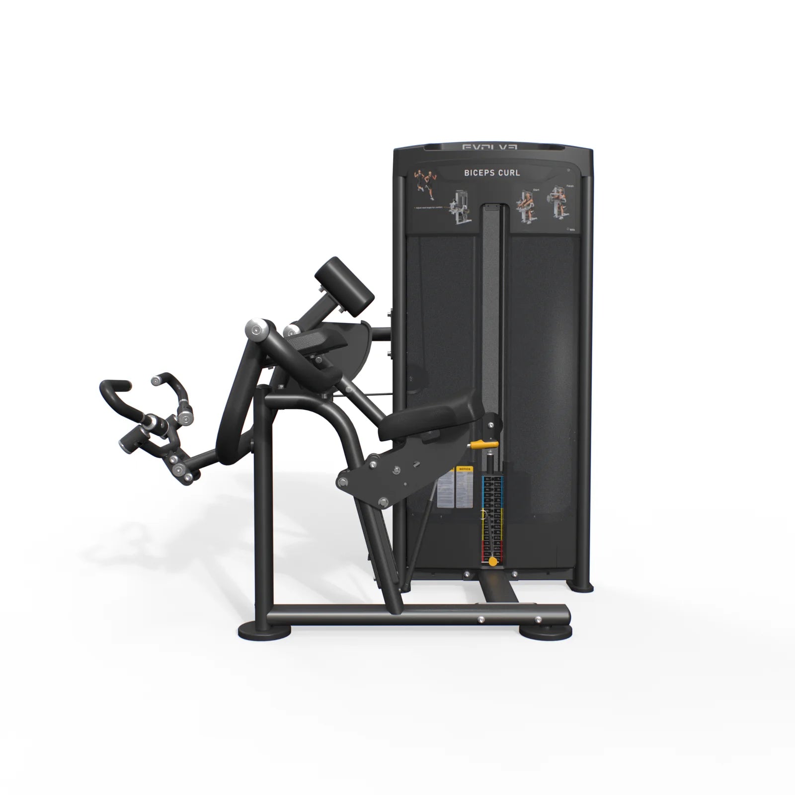 Machine à biceps - Evolve Fitness Ultra Series SC-UL-060 à charge guidée