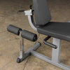 Leg Extension & Curl Machine - Body-Solid GCEC340(B) - Plate loaded