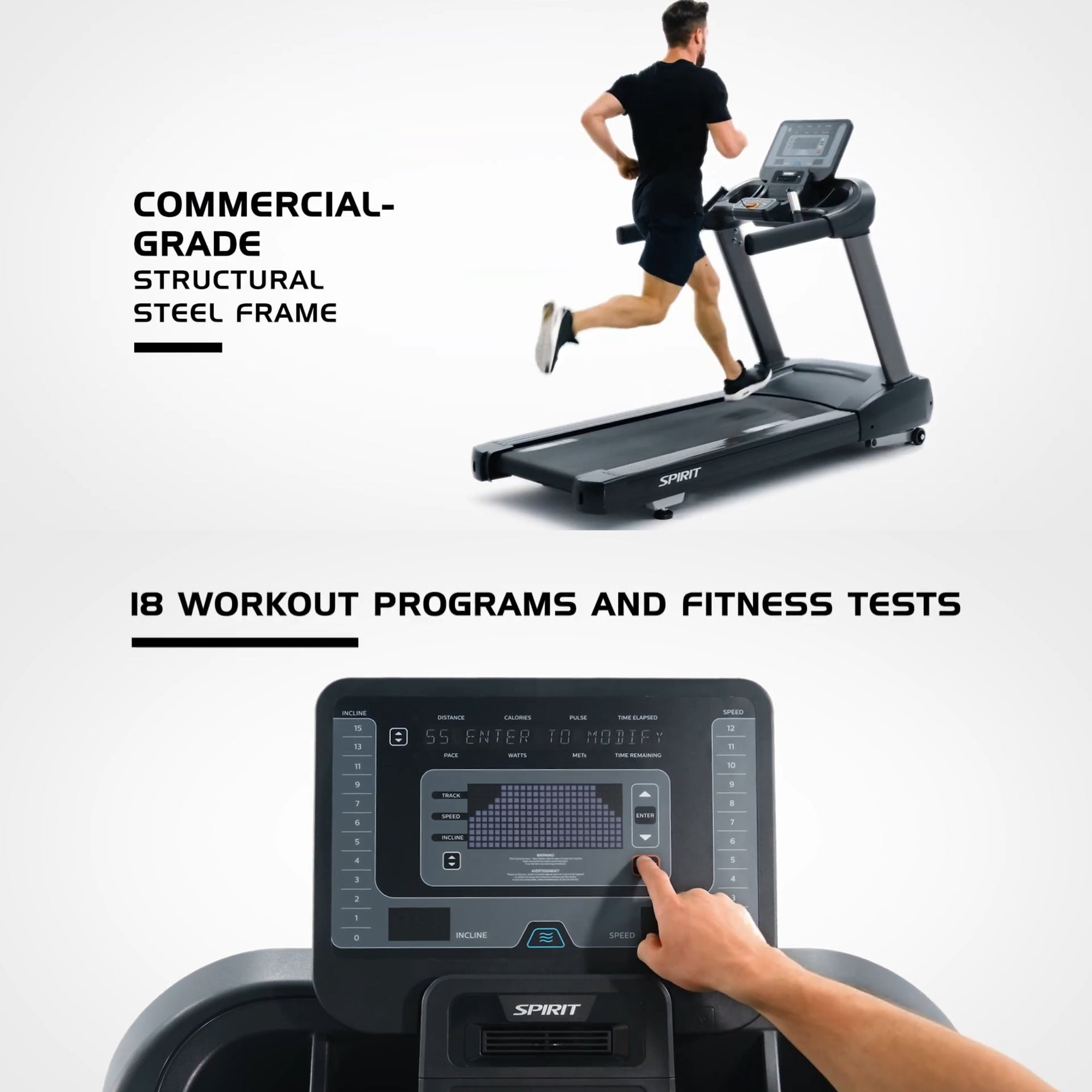 Spirit Fitness CT800+ loopband - Gratis montage aan huis