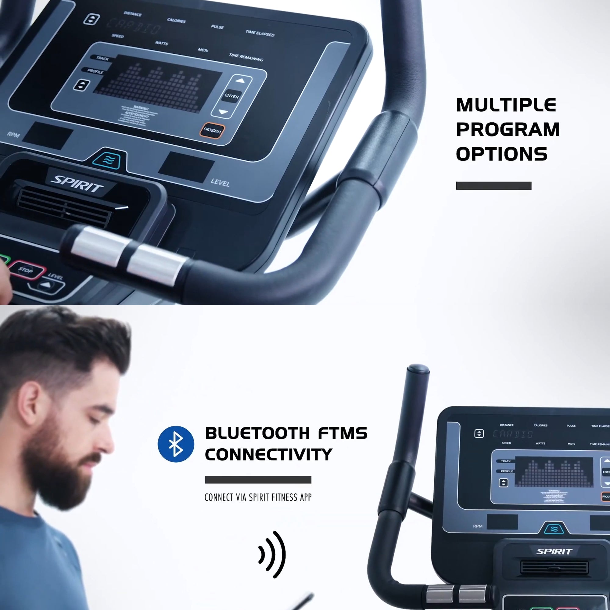 Spirit Fitness CU800+ hometrainer - Gratis montage aan huis