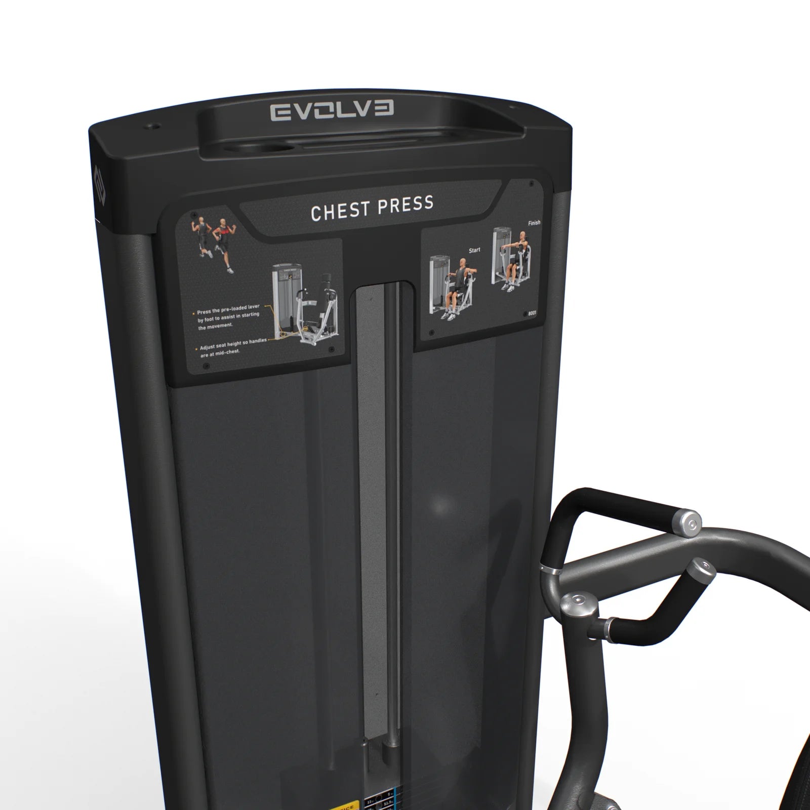 Chest Press Machine - Evolve Fitness Ultra Series SC-UL-010 Selectorized