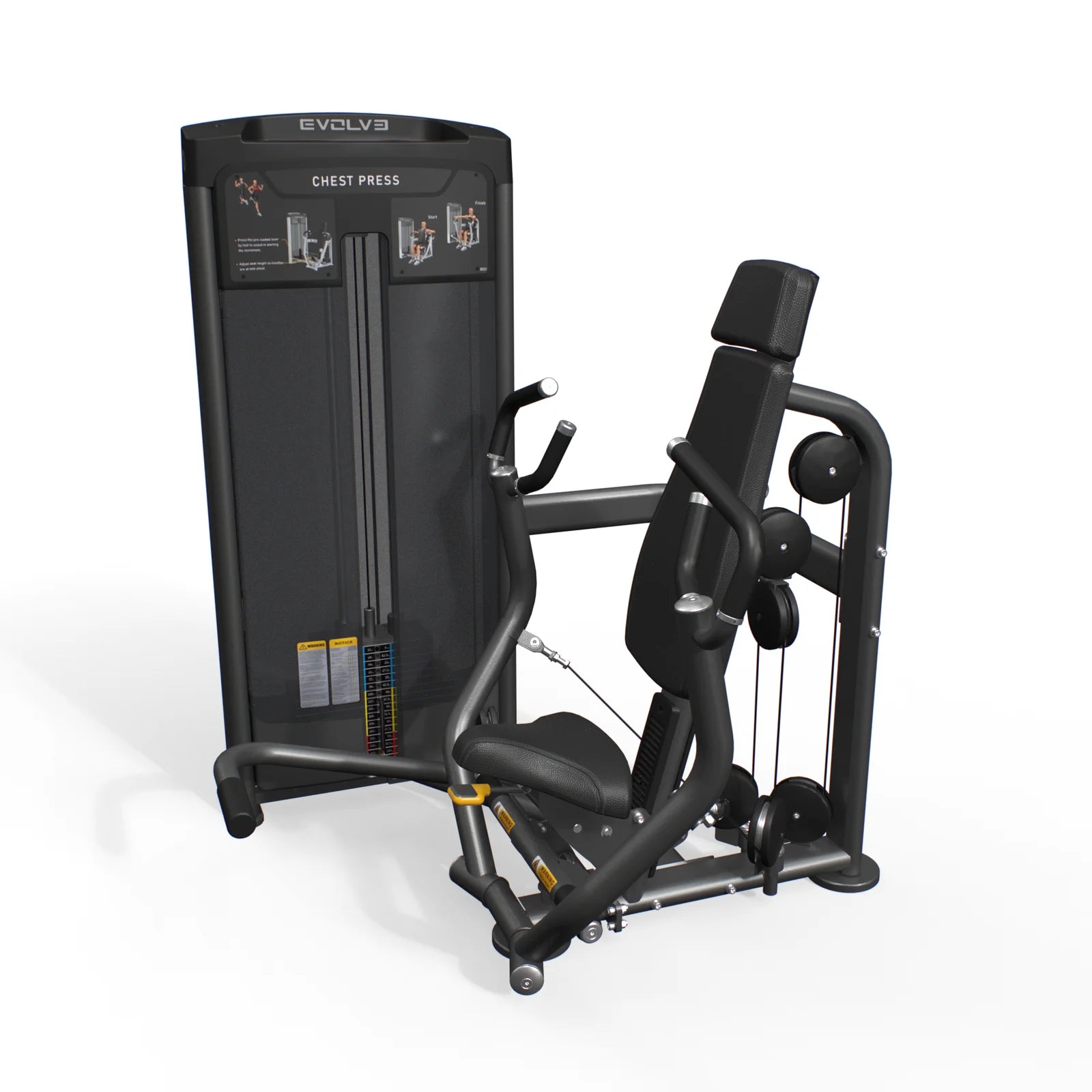 Chest Press Machine - Evolve Fitness Ultra Series SC-UL-010 Selectorized