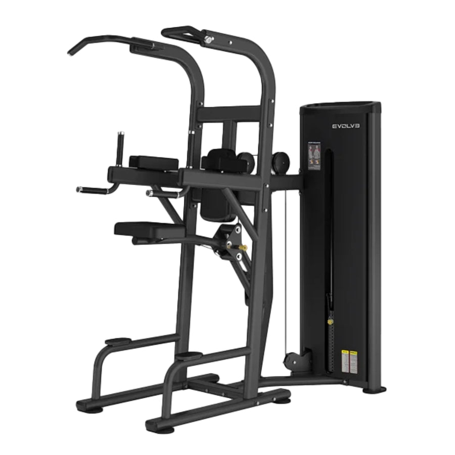Weight Assisted Chin / Dip Machine - Evolve Fitness Econ Series EC-008 Selectorized
