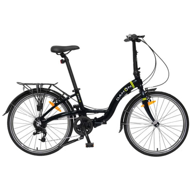 Vouwfiets - Dahon Briza D8 24" - Obsidian / Zwart - 8-speed derailleur - V brakes