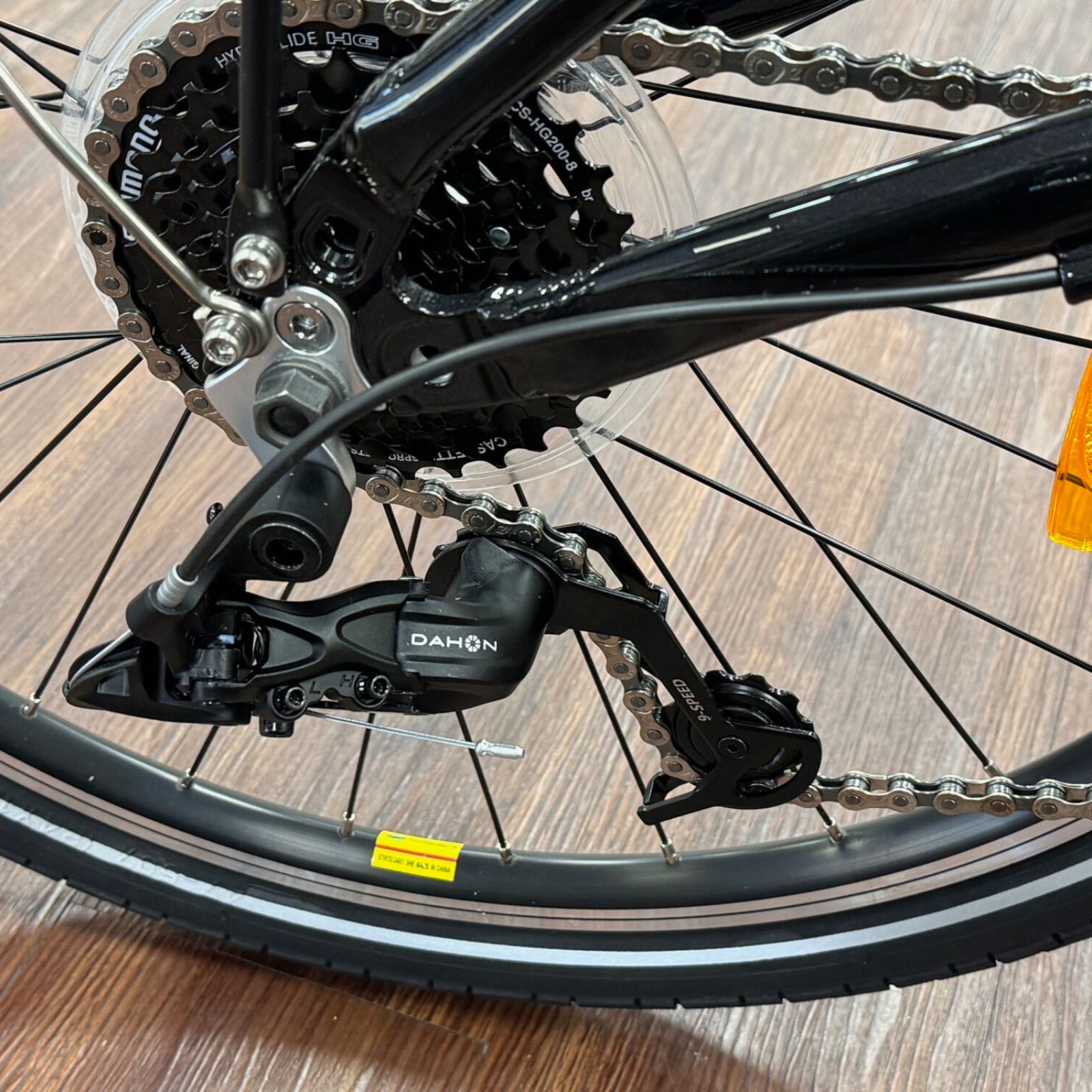 Vouwfiets - Dahon Briza D8 24" - Obsidian / Zwart - 8-speed derailleur - V brakes