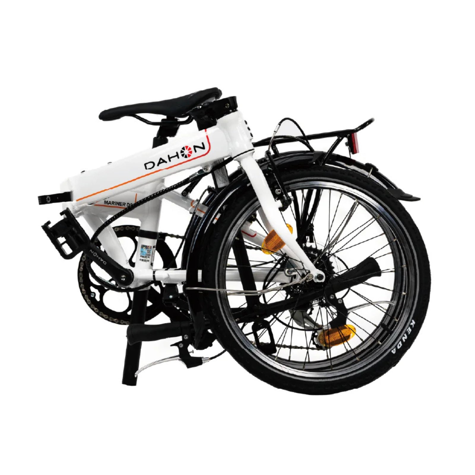 Vouwfiets - Dahon Mariner D8 20" - Cloud / wit - 8-speed derailleur - V brakes