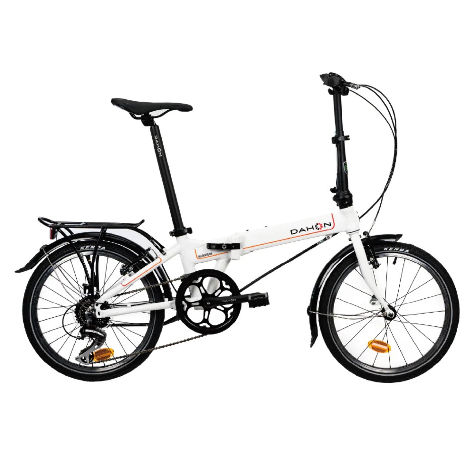 Vouwfiets - Dahon Mariner D8 20" - Cloud / wit - 8-speed derailleur - V brakes