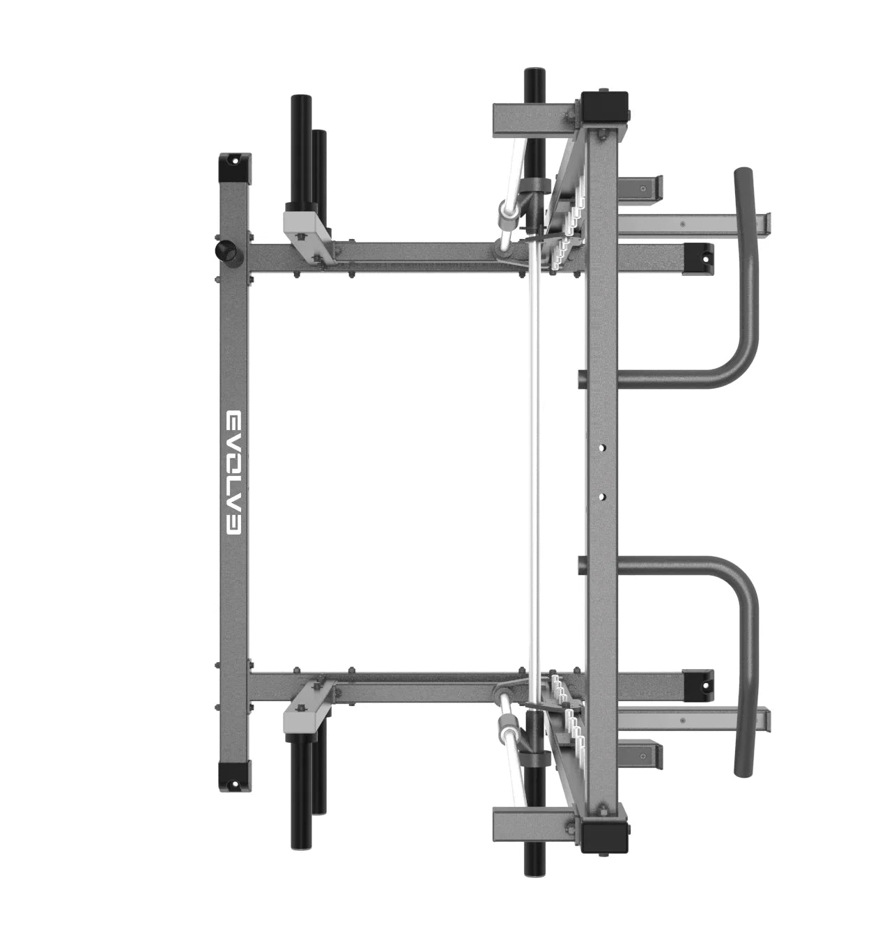 Half Rack & Smith Machine - Evolve Fitness Econ Series PL-EC-230 Plate Loaded