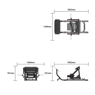 Hip Thrust Machine met riem - Evolve Fitness Ultra Series UL-315 Plate Loaded