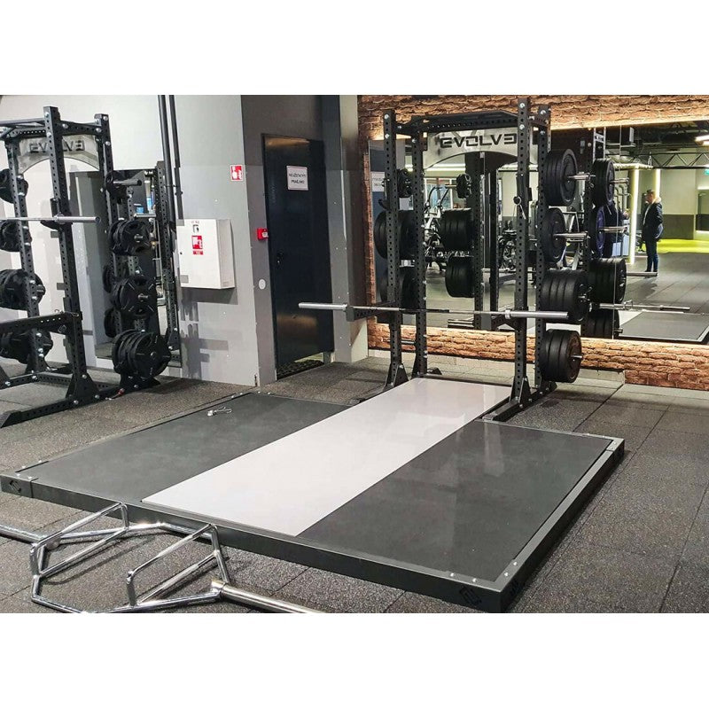 Plateforme d'haltérophilie pour power rack - Evolve Fitness PP-IN-100 - 310x205x10 cm