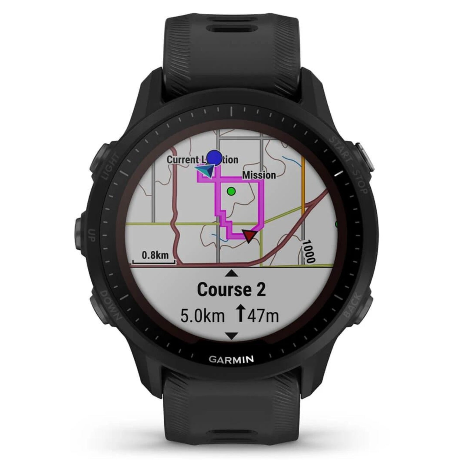 Garmin Forerunner 955 Solar Zwart - 47mm - Hardloop & multisport horloge op zonne-energie