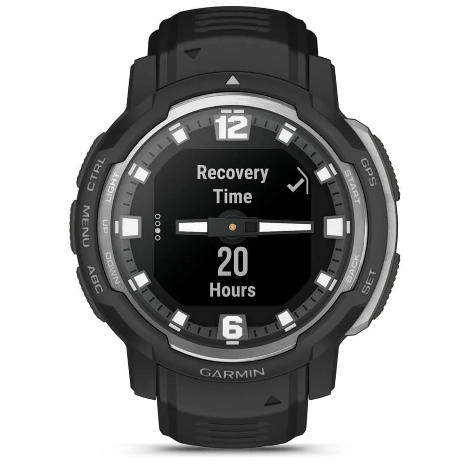 Garmin Instinct Crossover Noir - 45 mm - Montre intelligente hybride robuste pour le multisport et l'aventure