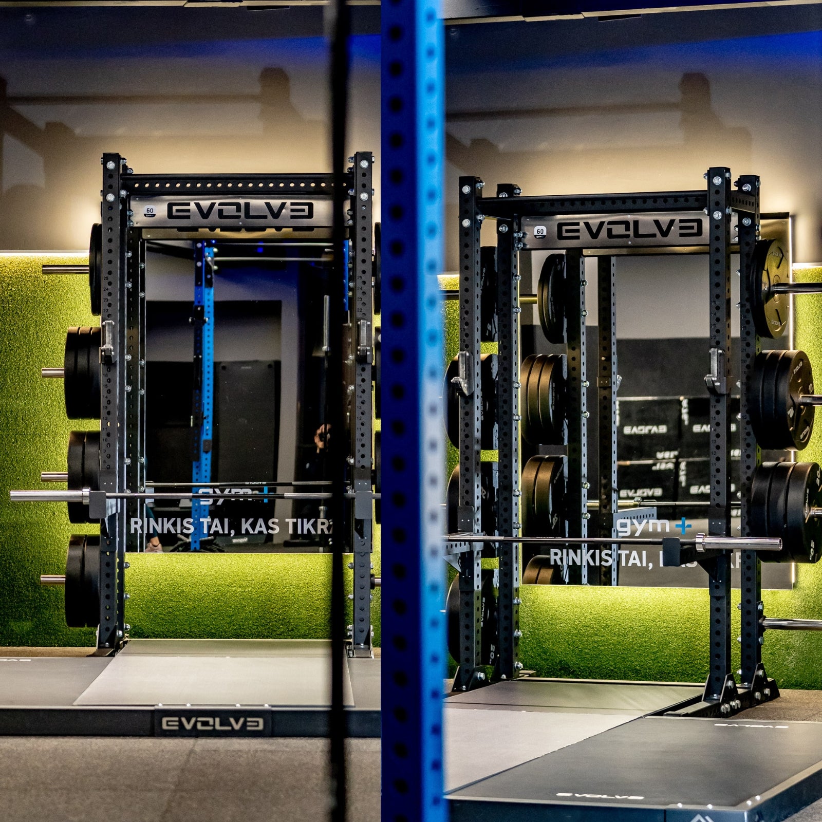 Gewichthefplatform voor power rack - Evolve Fitness WPIN-300 (kunsthout uitvoering) - 310x305x10 cm