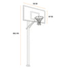 Goalrilla DC72EI Professionele Basketbalpaal (Inground) - In hoogte verstelbaar