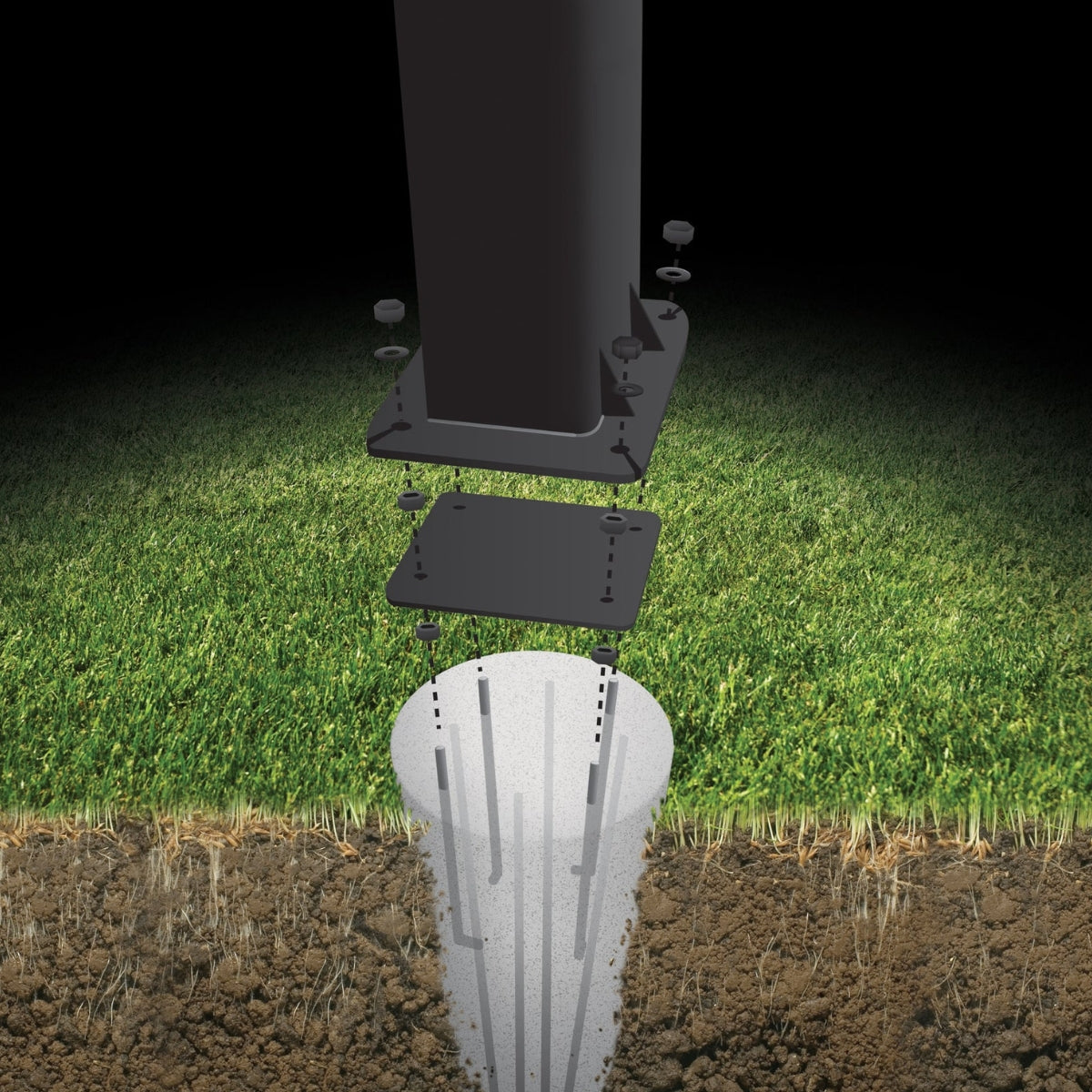 Goalrilla DC72EI Professionele Basketbalpaal (Inground) - In hoogte verstelbaar