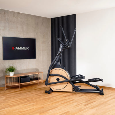 Vélo elliptique Hammer CrossPace 7.0 NorsK - Design en bois
