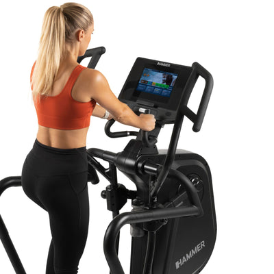 Vélo elliptique Hammer Fly RX - Avec console à écran tactile