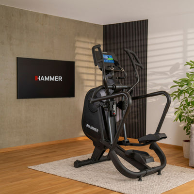 Vélo elliptique Hammer Fly RX - Avec console à écran tactile