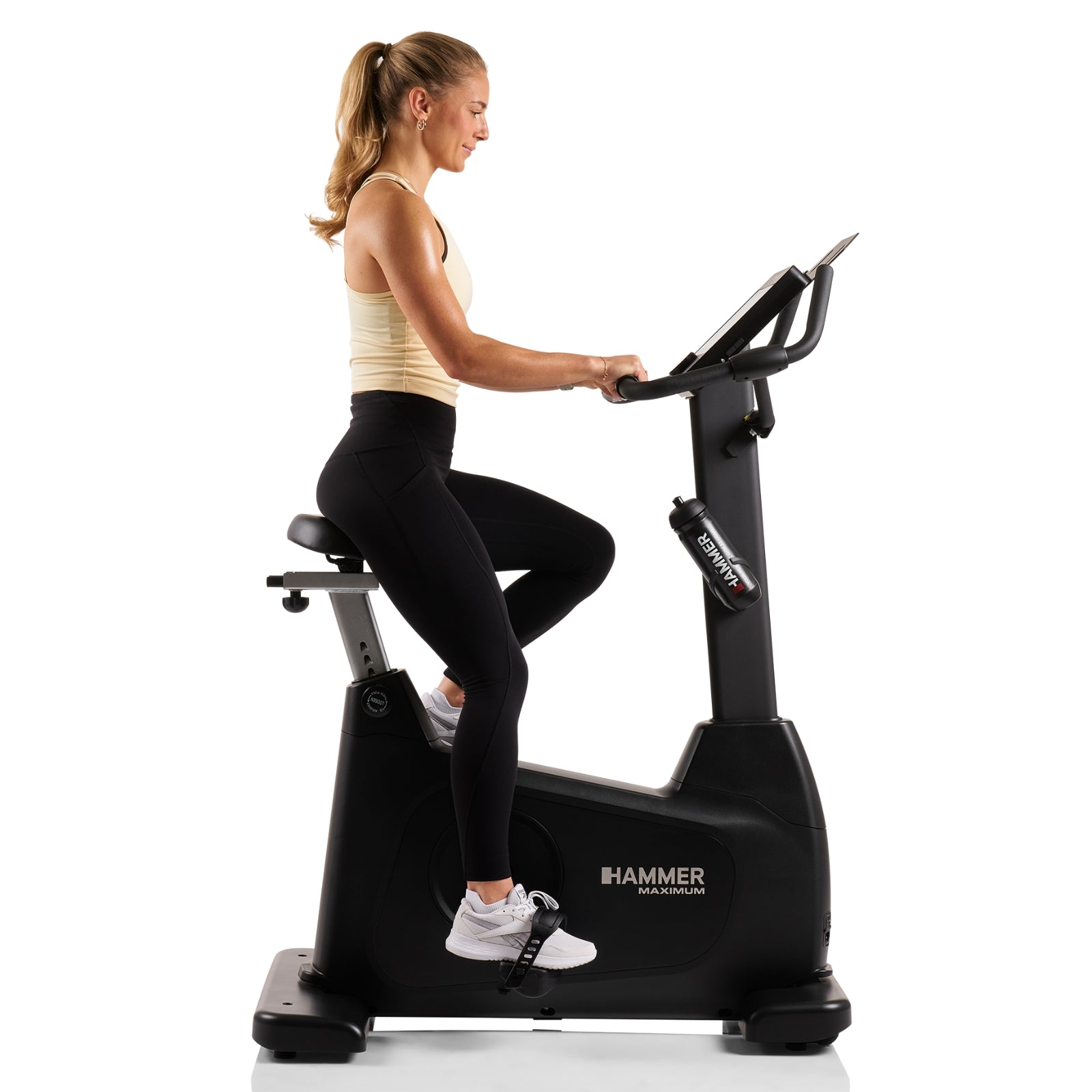 Hammer Maximum UB8000 professionele hometrainer met 10.1" touchscreen display