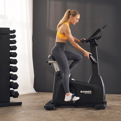 Hammer Maximum UB8000 professionele hometrainer met 10.1" touchscreen display