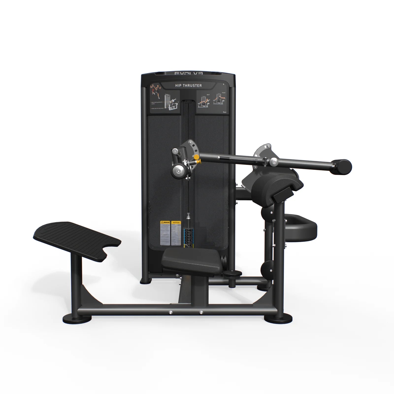 Machine à hip thrust - Evolve Fitness Ultra Series SC-UL-220 à charge guidée