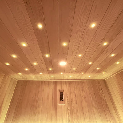 Sauna à vapeur finlandais luxueux pour 4 personnes - Holl's Utopia 4 (6 kW)
