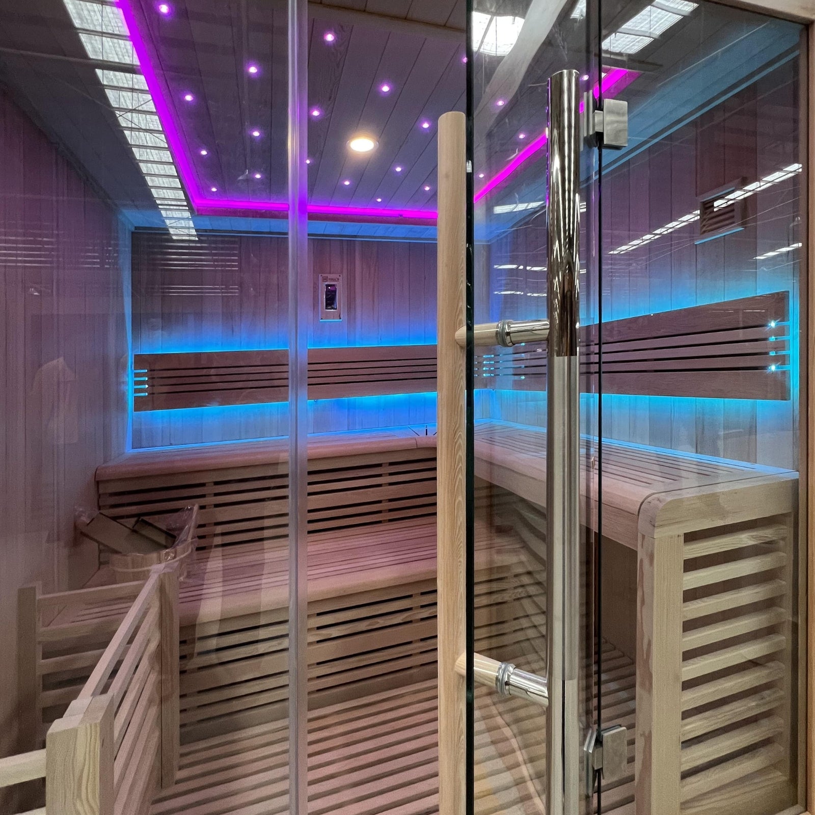 Sauna à vapeur finlandais luxueux pour 6 personnes - Holl's Utopia 6 (8 kW)