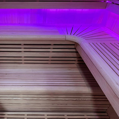 Sauna à vapeur finlandais luxueux pour 6 personnes - Holl's Utopia 6 (8 kW)