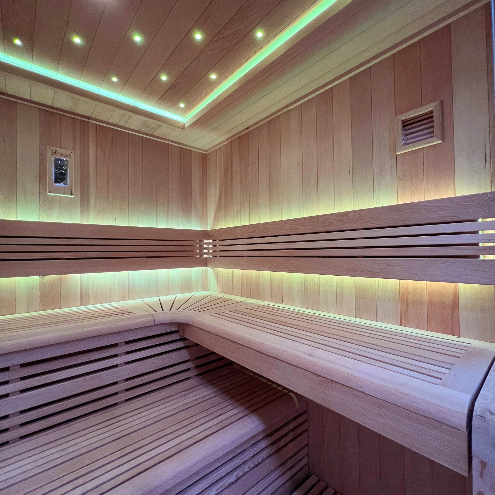 Sauna à vapeur finlandais luxueux pour 6 personnes - Holl's Utopia 6 (8 kW)