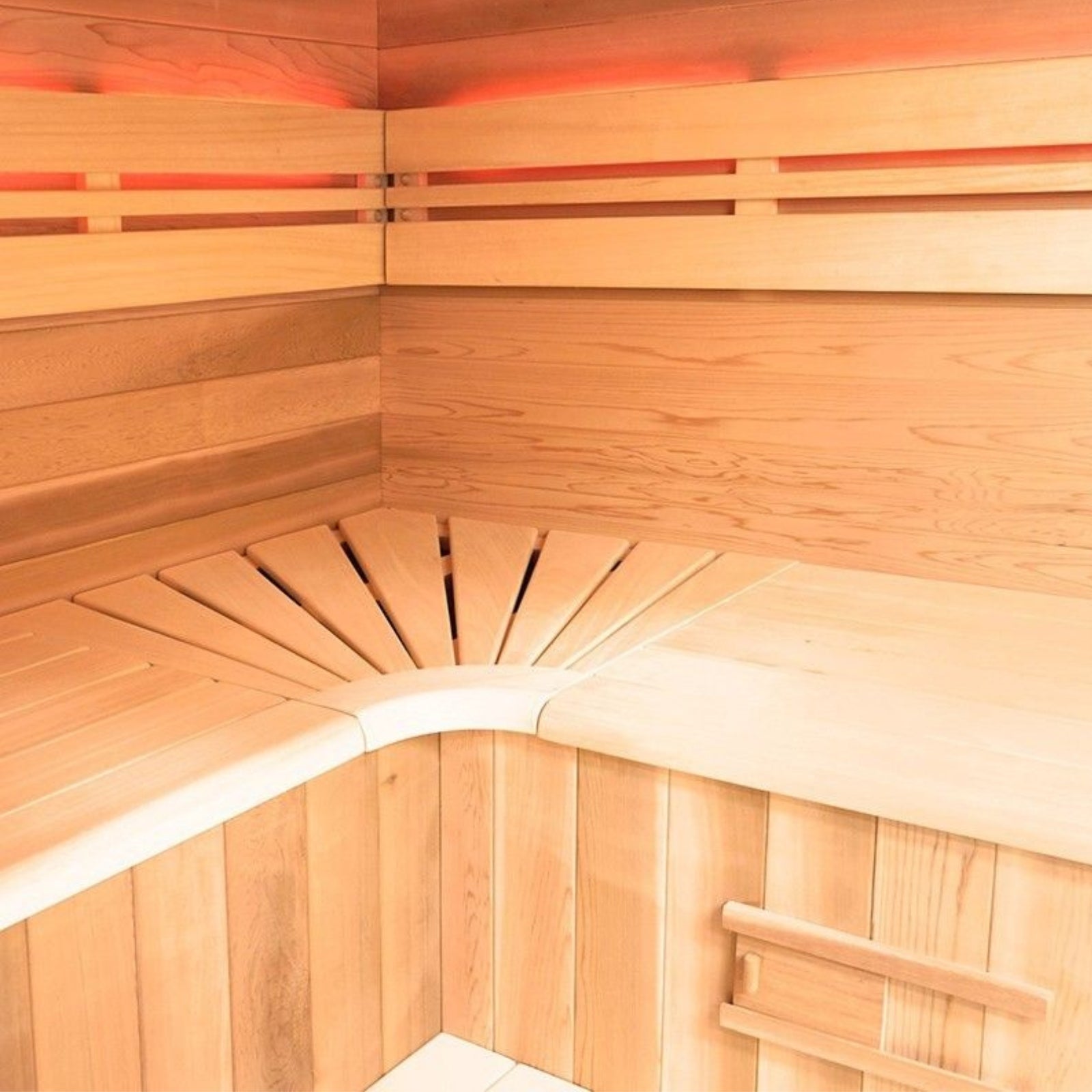 Sauna à vapeur finlandais à économie d'énergie pour 6 personnes - Holl's Eccolo (4,5 kW)