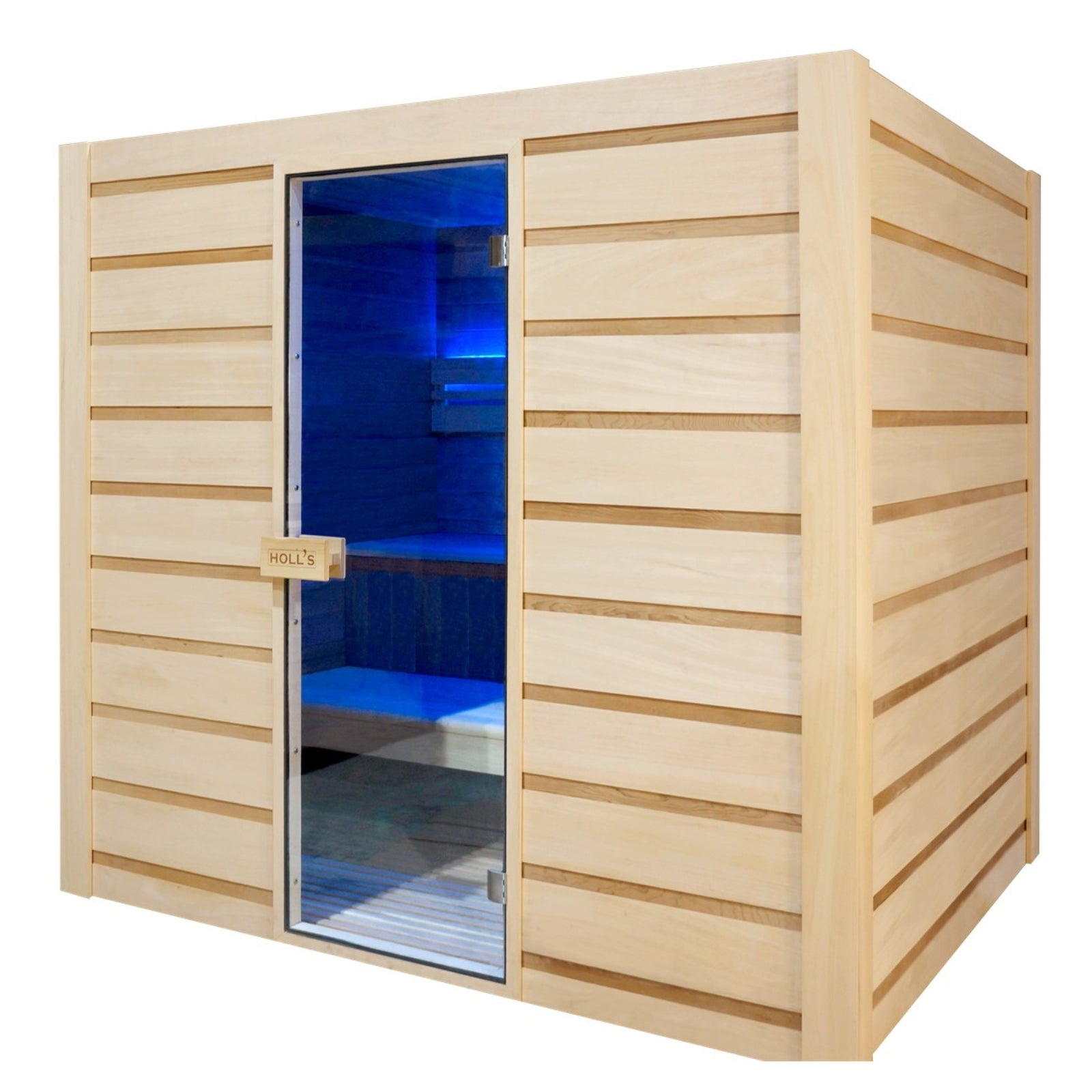 Sauna à vapeur finlandais à économie d'énergie pour 6 personnes - Holl's Eccolo (4,5 kW)
