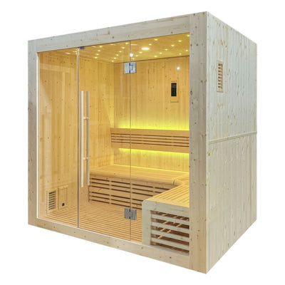 Luxe Finse stoomsauna voor 4 personen - Holl's Utopia 4 (6 kW)