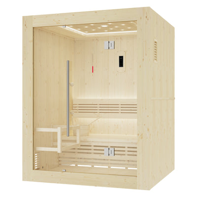 Luxe Finse stoomsauna voor 3 personen - Holl's Utopia 3 (4.5 kW)