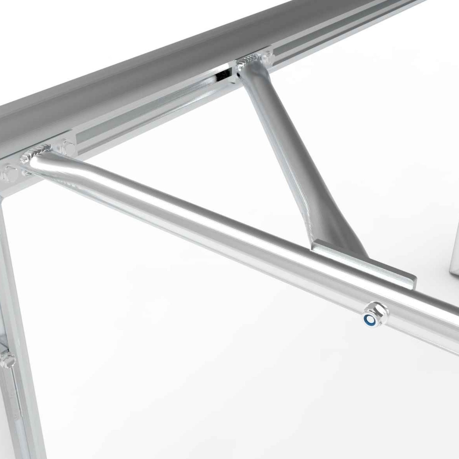 Klein demontabel aluminium voetbaldoel - Alusport TR1662D - 1,60 x 1 m